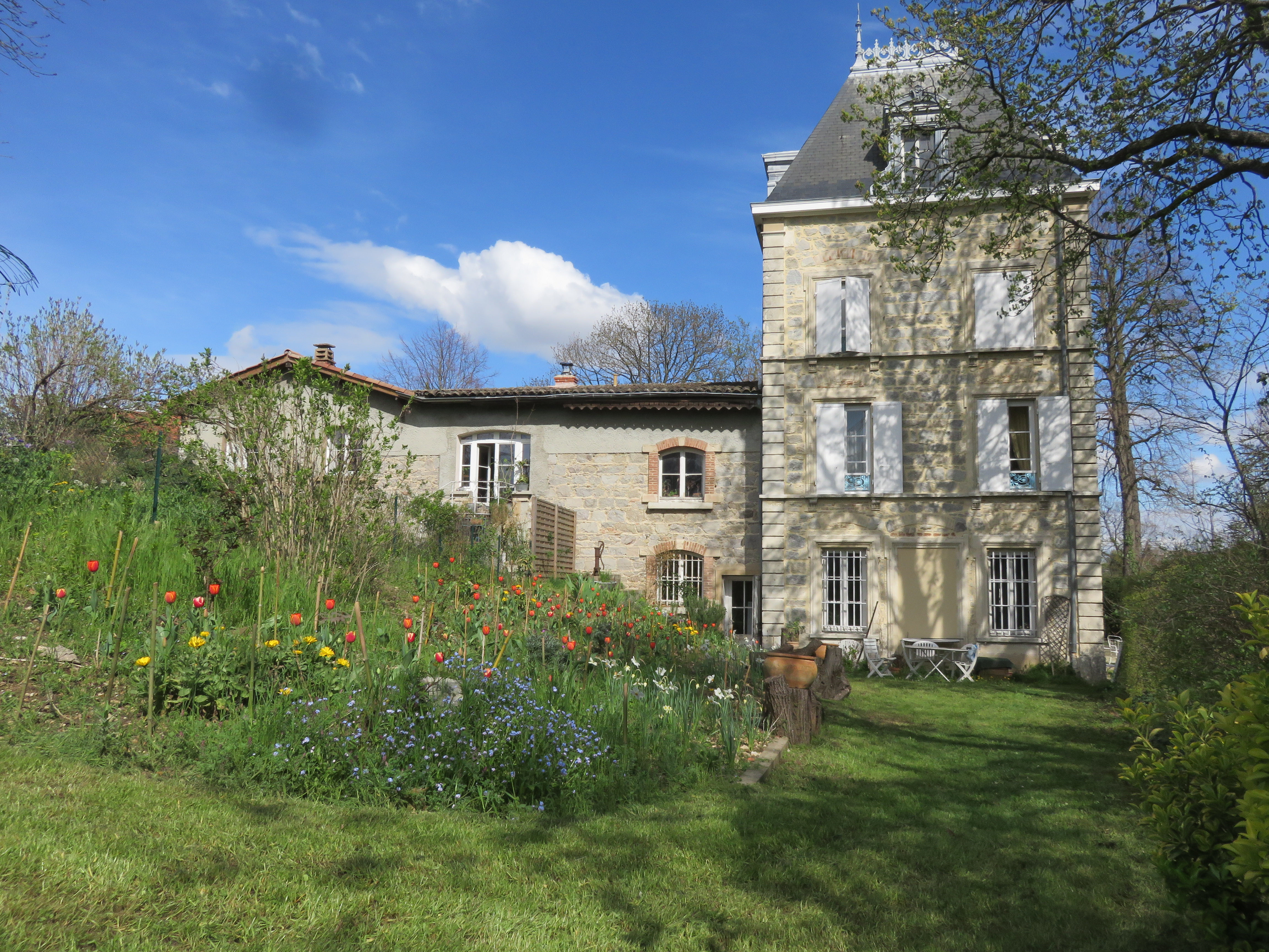 Un massif bouquetier